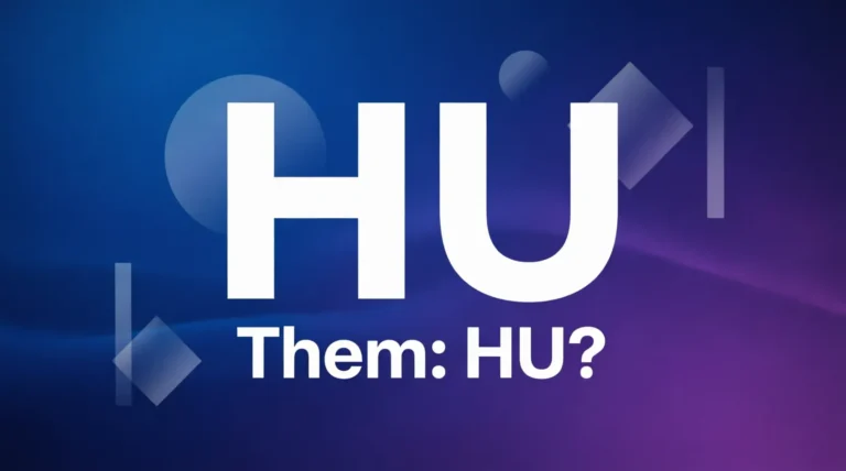 HU Meaning in Text